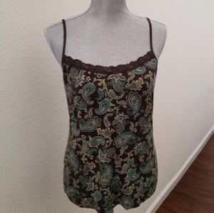 LOFT Paisley Print Tank